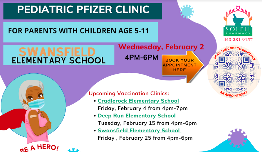 Pediatric Pfizer Clinic Flyer