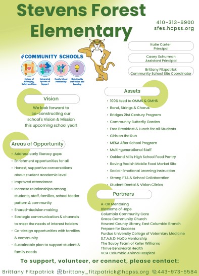 Check out our Community School Needs Assessment findings from last school year