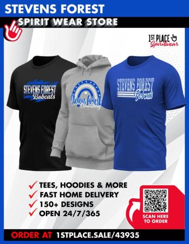 2 tee shirts and a sweatshirt